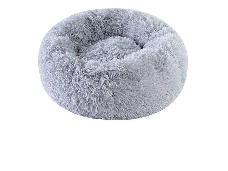 Round pet bed for anxious pets - Plush and calming - BIG FRENCHIES
