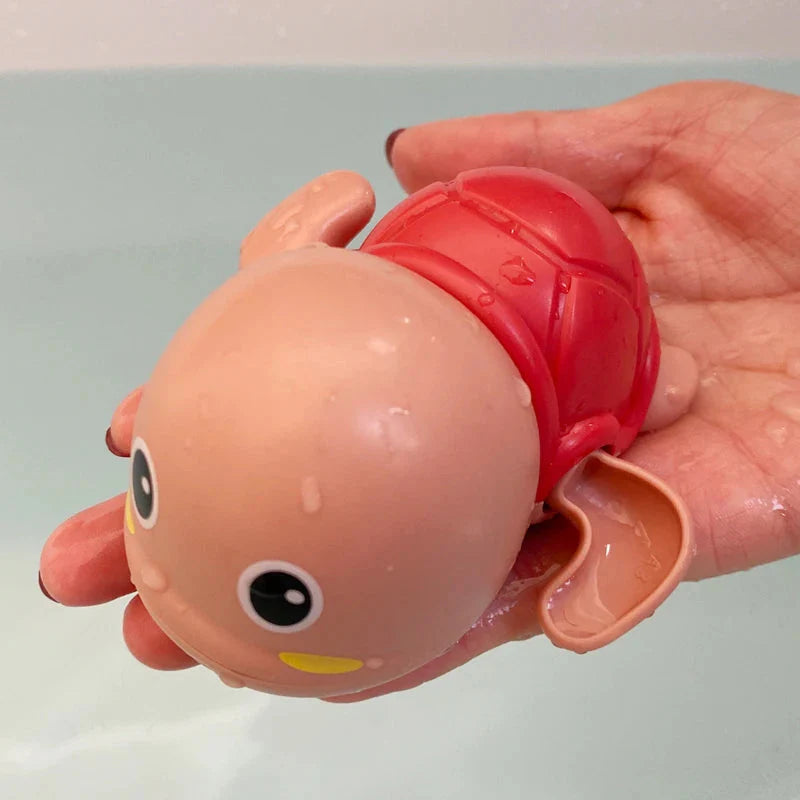 Baby Bath Toys - Swimming Clockwork Dolls & Tortoise | Fun & Safe Water Play for Kid