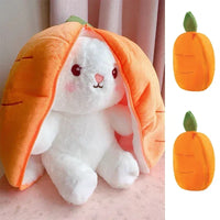 Cute Strawberry Carrot Rabbit Plush Toy – Soft Cuddly Bunny Doll - BIG FRENCHIES