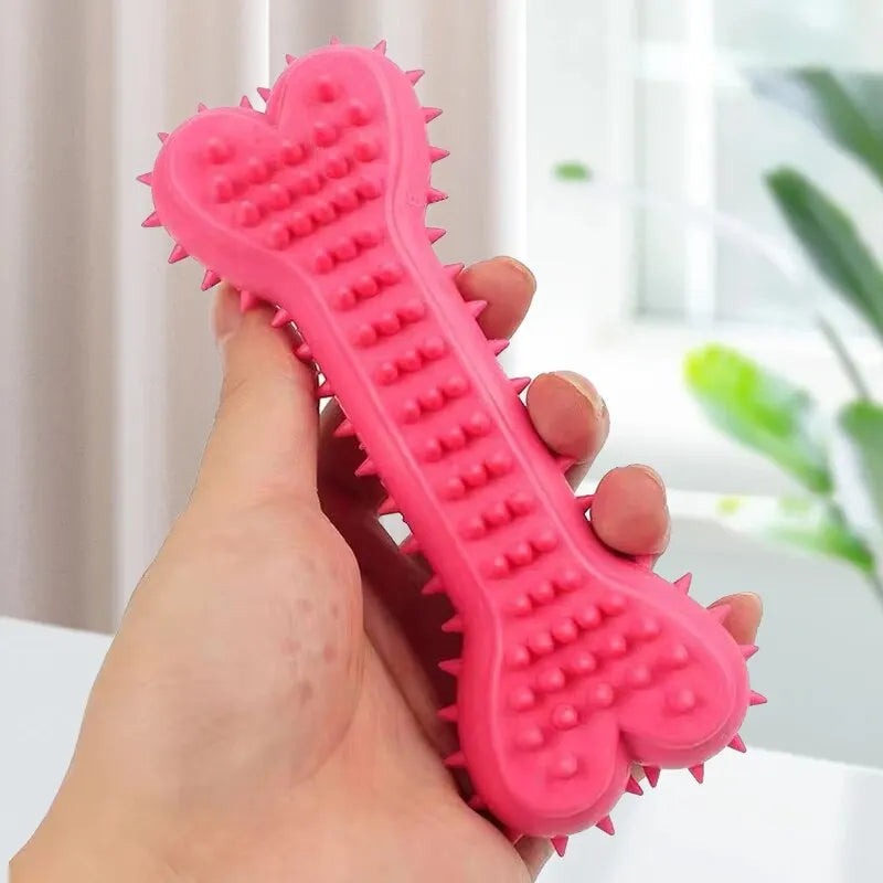 Durable Rubber Bone Chew Toys for Puppies and Teething - BIG FRENCHIES