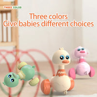 Baby Duck Pull Back Car – Cartoon Swing Toy for Toddlers Boys & Girls - BIG FRENCHIES