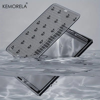 KEMORELA Stainless Steel Cat Litter Box with Lid | Enclosed High-Sided