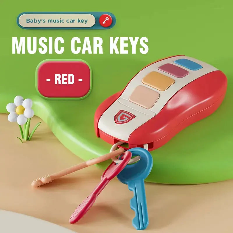 Musical Car Key Toy – Smart Vocal Remote for Baby & Toddler Play - BIG FRENCHIES