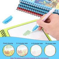Watercolor Painting Magic Book – Reusable Cartoon Art Book for Kids - BIG FRENCHIES