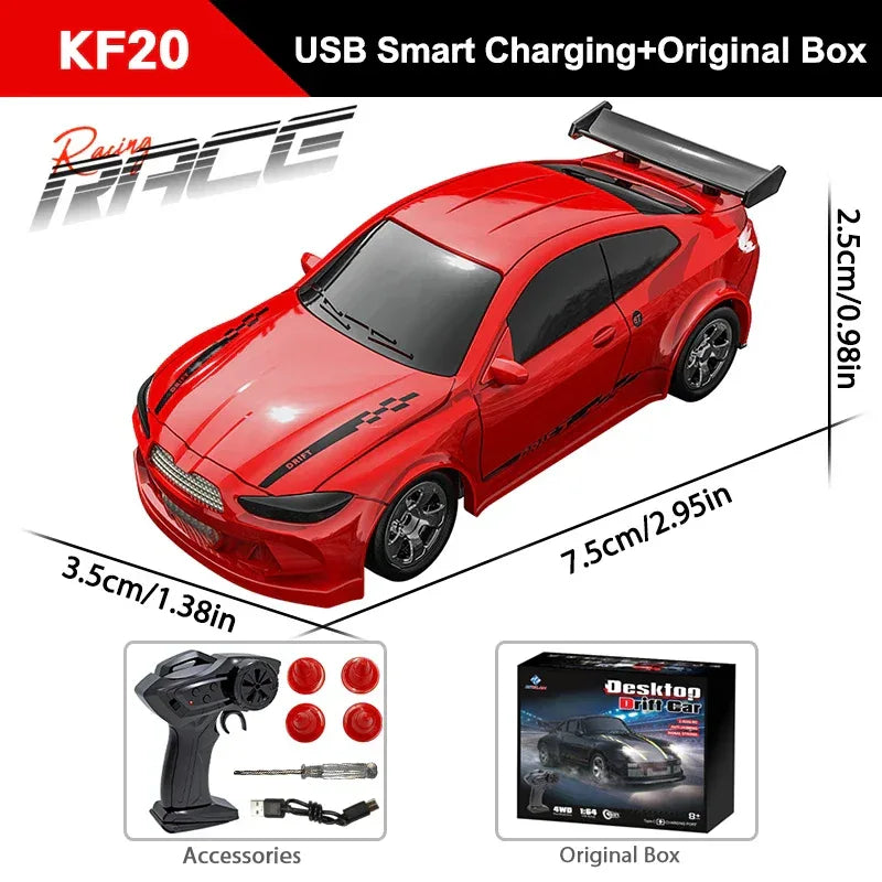 1/64 High-Speed Drift RC Car 4WD Mini Remote Control Racing Toy - BIG FRENCHIES