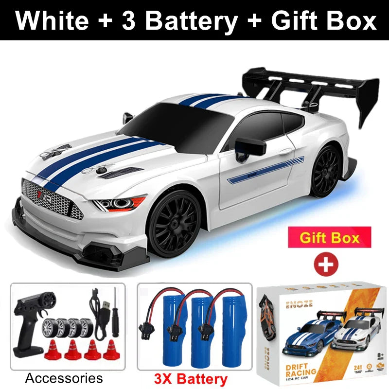 4WD RC Drift Car Remote Control GTRPRO AE86PRO Model 4x4 Racing RTR Radio Truck Vehicle Toy Gift for Boy Girl Children Kid Adult