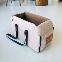 Dog Car Seat Bed & Portable Carrier for Small Pets - BIG FRENCHIES
