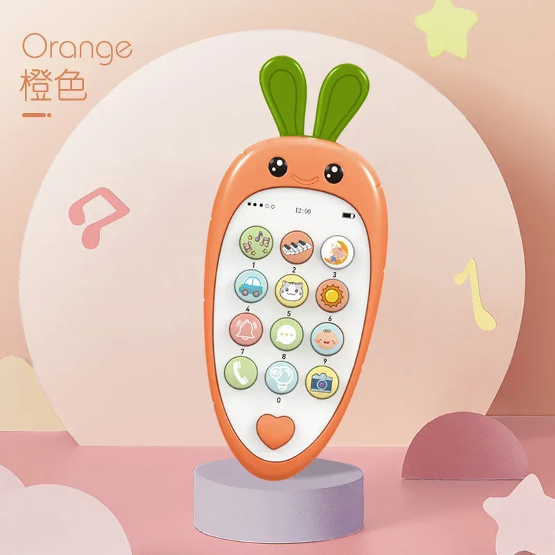 Baby Phone Toy – Musical Sound Telephone with Teether for Infants - BIG FRENCHIES