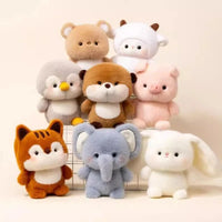 16cm Plush Companion Doll – Soft Capybara & Elephant Stuffed Toy