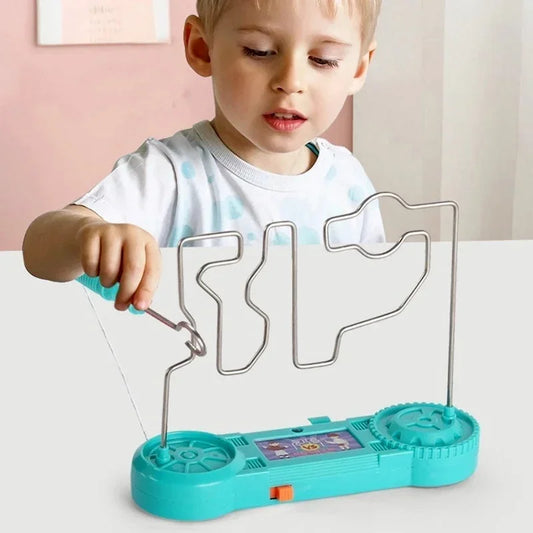 MEACAOFG Touch Maze Game Party Funny Game Science Experiment Toys Electric