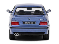 1999 BMW E36 M3 Coupe Estoril Blue Metallic 1/43 Diecast Model Car by Solido