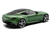 2023 Aston Martin DB12 Coupe Iridescent Emerald Metallic with Black Top 1/43 Diecast Model Car by Solido