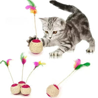 Durable Sisal Ball Cat Toy - BIG FRENCHIES
