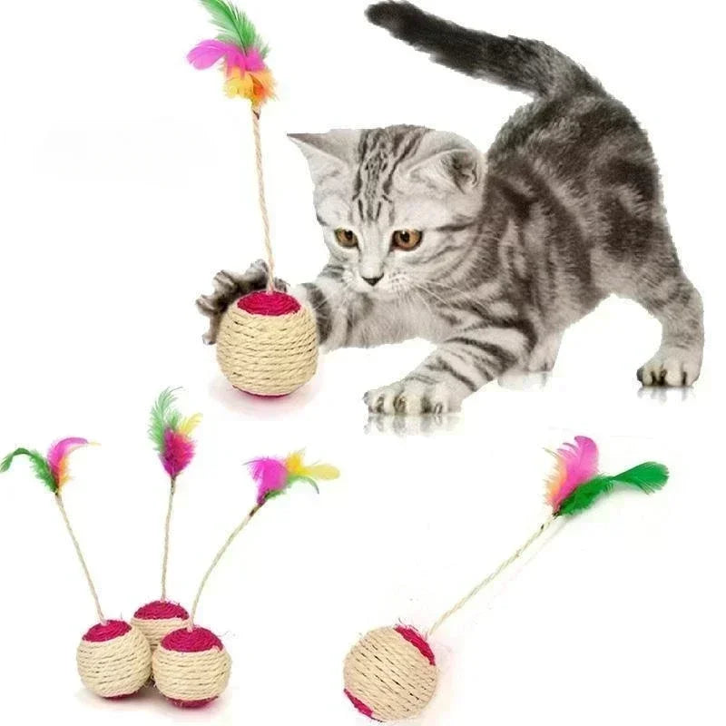 Durable Sisal Ball Cat Toy - BIG FRENCHIES