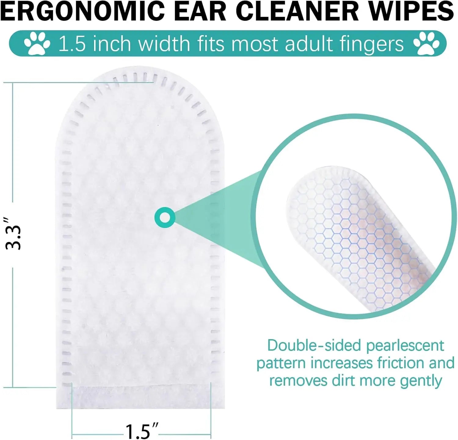 Pet Ear Cleaning Wipes for Healthy Ears - BIG FRENCHIES