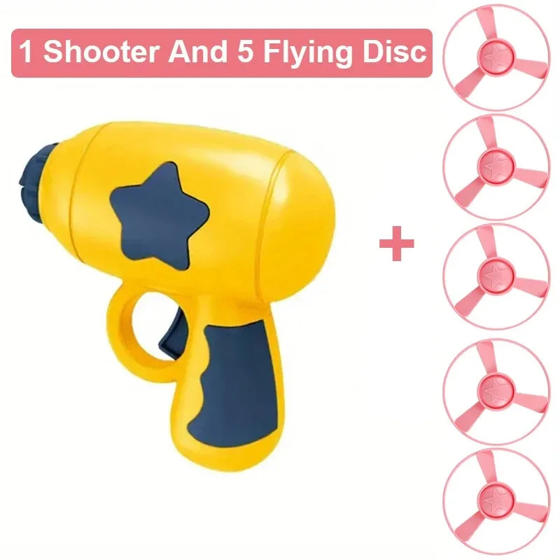 Interactive Cat Toy – Flying Disc Shooting Gun - BIG FRENCHIES