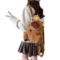Capybara Plush Toy Set – Mommy with 4 Little Capibara Plush Dolls - BIG FRENCHIES