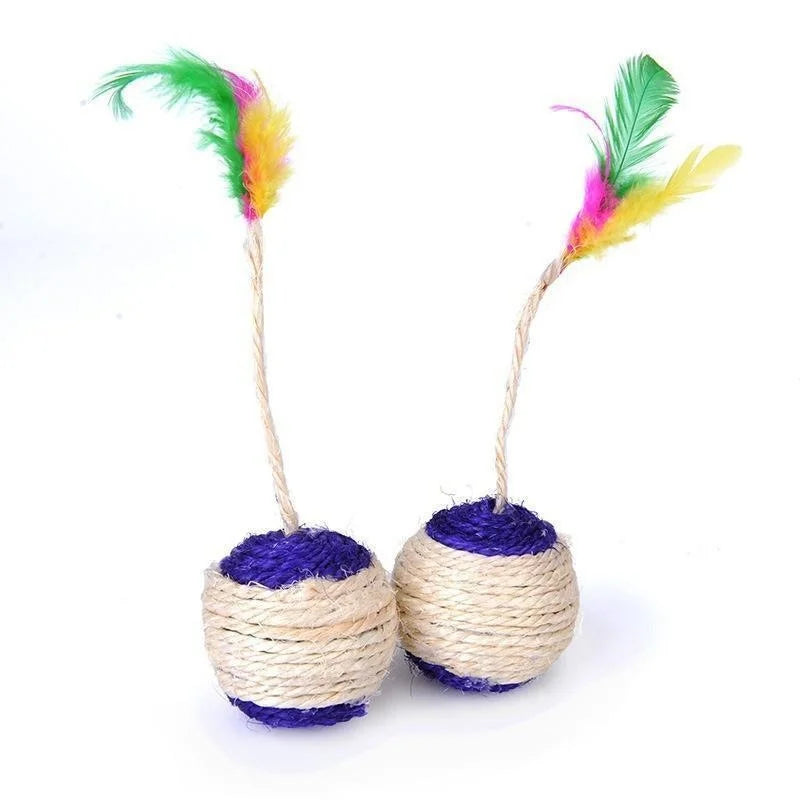 Durable Sisal Ball Cat Toy - BIG FRENCHIES
