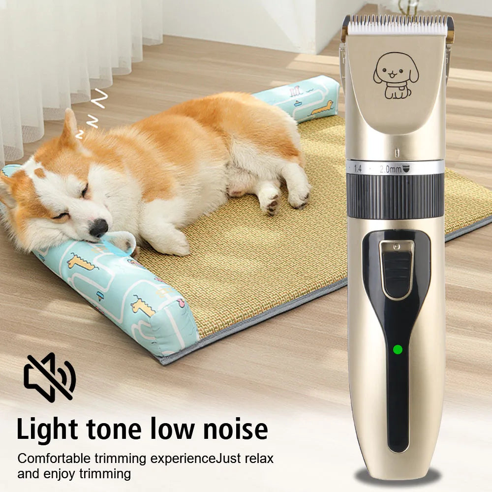 Pet Hair Clipper Grooming Trimmer Set – Professional Cordless Clippers - BIG FRENCHIES