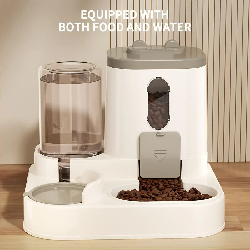 2 in 1 Fully Automatic Pet Food & Water Dispenser - BIG FRENCHIES