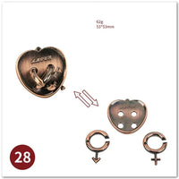 MEACAOFG Classic IQ Metal Brain Teaser 3D Alloy Box Kong Ming Lock Puzzles Magic Baffling Puzzle Game Toys for Children Adults Funny Gift - BIG FRENCHIES