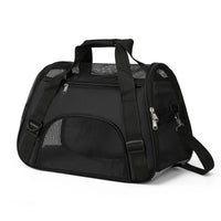 Portable Cat & Dog Carrier Bag – Foldable Breathable Travel Handbag - BIG FRENCHIES