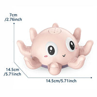 Electric Octopus Whale Baby Bath Toy with LED & Water Spray - BIG FRENCHIES