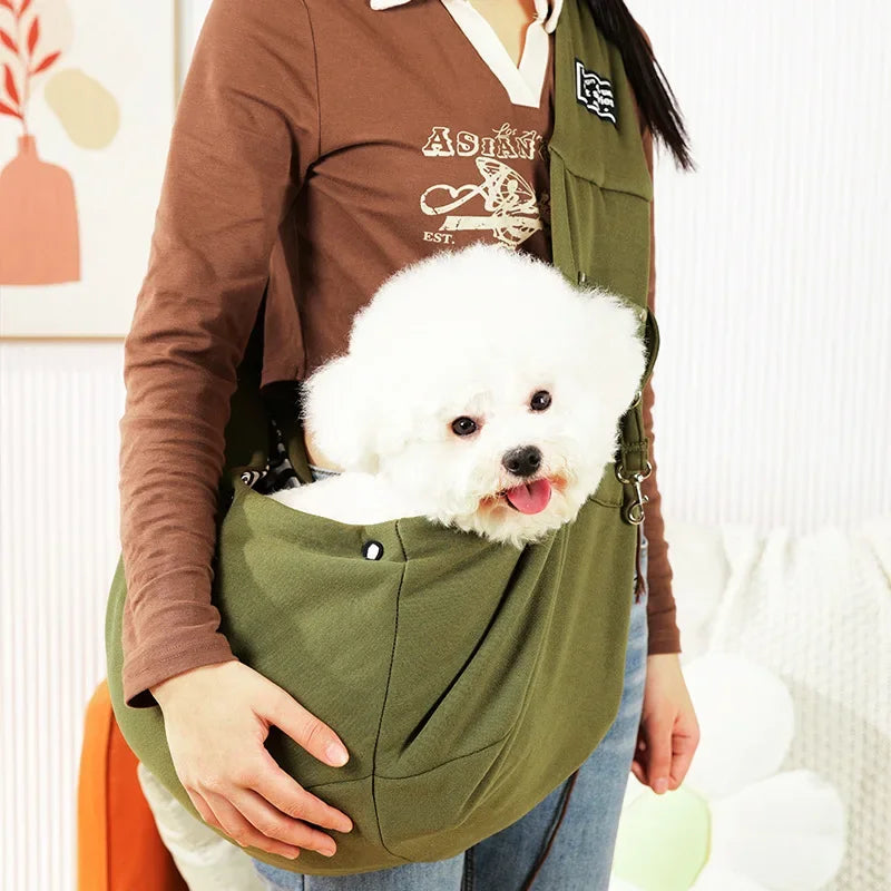 Dog Sling Carrier - Secure and Comfortable - BIG FRENCHIES
