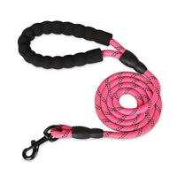 Reflective Dog Leash – Heavy Duty Traction Rope with Padded Handle for Strong Dogs