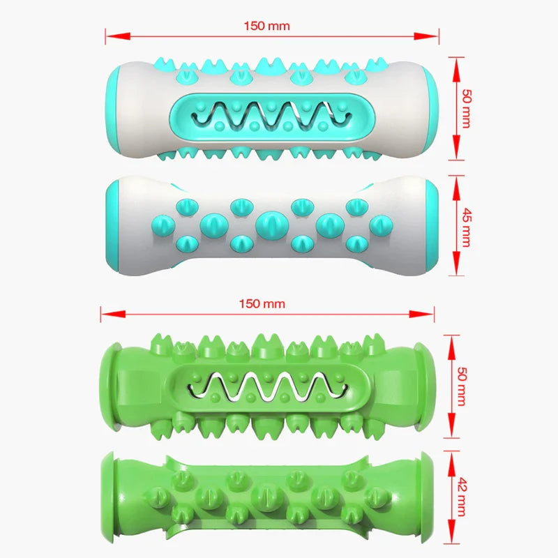 Chew-Resistant Rubber Dog Toy for Dental Health - BIG FRENCHIES