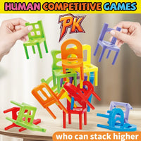Stacking Chair Game – Educational Balance & Building Toy Set - BIG FRENCHIES