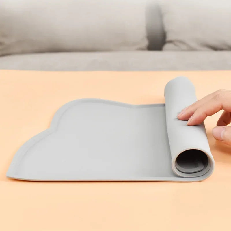 Silicone Pet Feeding Mat – Waterproof & Non-Slip Dog Bowl Mat - BIG FRENCHIES