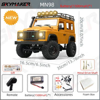 1:12 RC Car MN99s MN98 4WD Rock Crawler Remote Control Truck Toy - BIG FRENCHIES