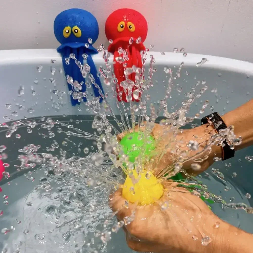Baby Bath Toy Octopus – Sponge Water Squeeze & Summer Bath Fun - BIG FRENCHIES