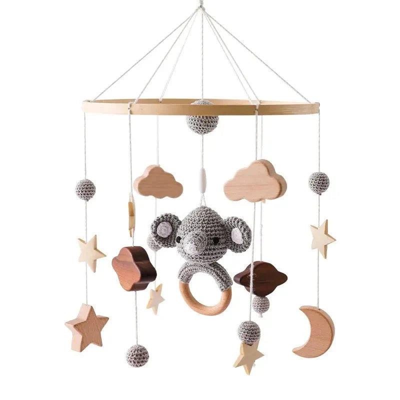 Crib Bell Rotary Music Box Baby Bed Hanging Toy