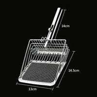 Stainless Steel Fine Mesh Litter Scoop – Easy Clean, Non-Stick & Durable
