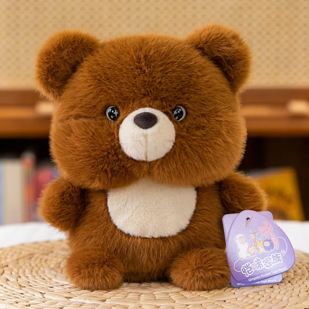 Cute Plush Companion Doll Anime Elephant Rabbit Bear Panda Cartoon Desk Companion Doll 16cm Soft Plush Toy Sleeping Gift