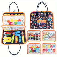 Busy Board Montessori Sensory Toy – Educational Travel Activity Board - BIG FRENCHIES