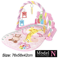 Baby Fitness Play Gym with Music & Piano Mat