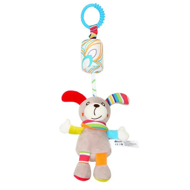 Newborn Baby Plush Stroller Toys Hanging Rattle