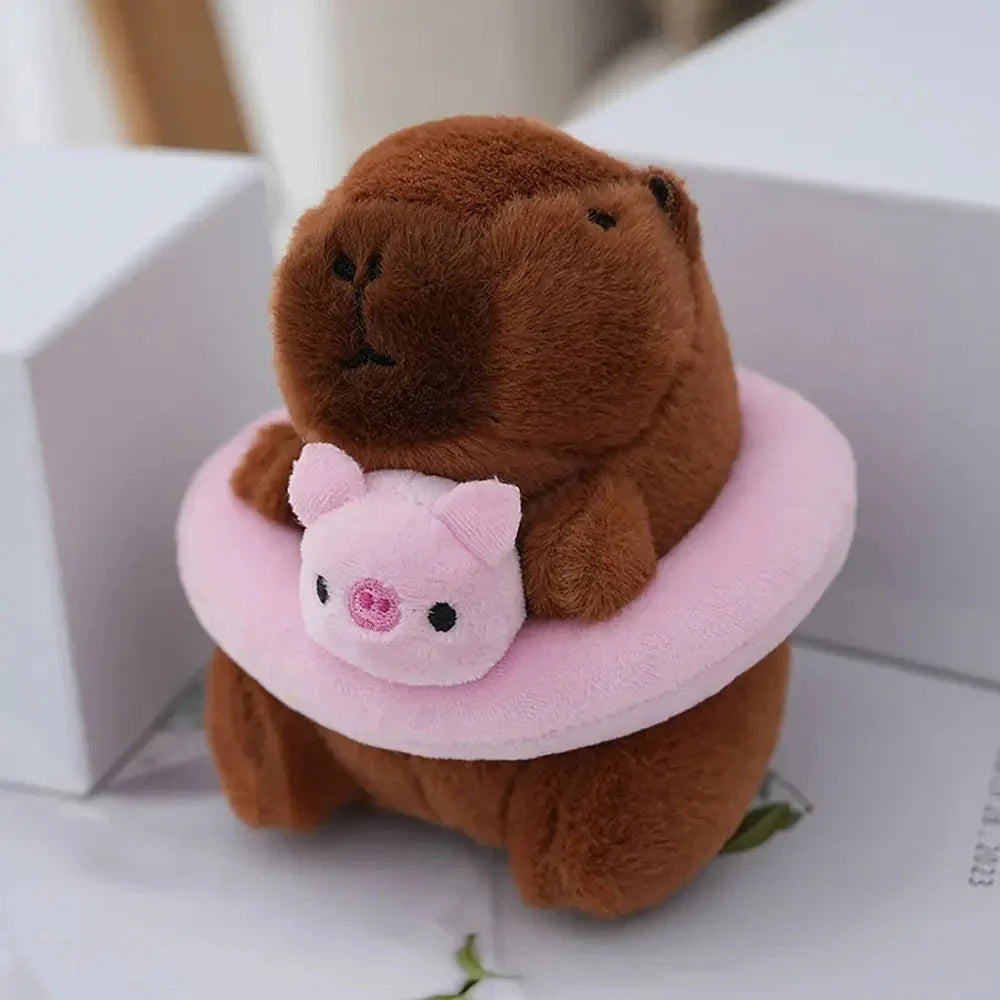 Cute Capybara Plush Toy Hoodie – Small Winged Stuffed Doll for Kids