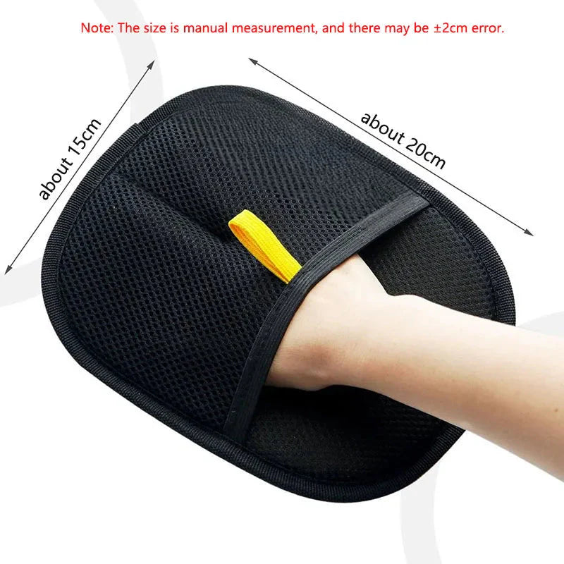 Pet hair removal tools reusable gloves, pet double-sided beauty gloves, carpet removal pet fur hair pet supplies