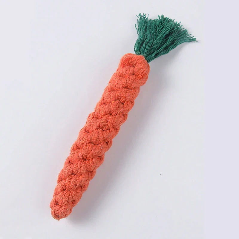 Durable Rope Knot Dog Toy – Hand-Woven Cotton Chew Toy for Small & Medium Dogs - BIG FRENCHIES