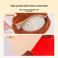 Interactive Electric Plush Jumping Ball - USB Rechargeable Dog Training Toy with Music