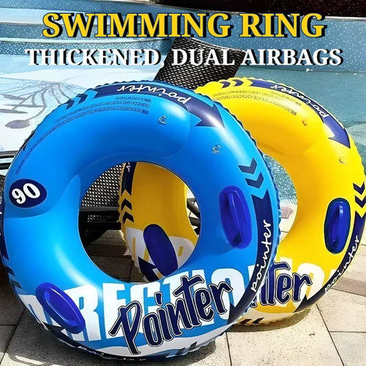 Double Airbag Swimming Ring Anti-Roll Inflatable Float for Kids & Adults - BIG FRENCHIES
