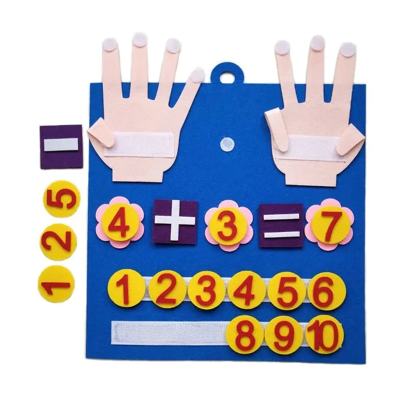 Montessori Finger Number Math Toy – Early Learning Counting Set for Kids - BIG FRENCHIES
