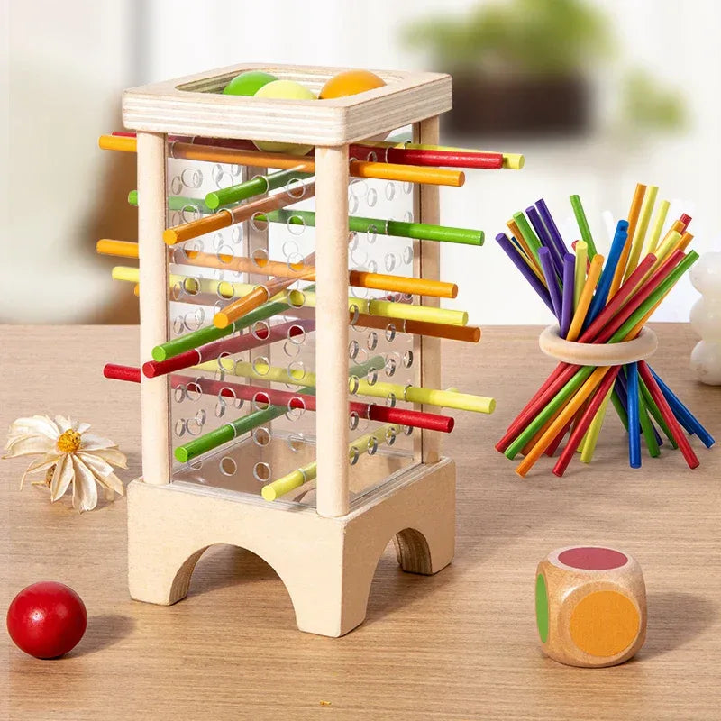 Wooden Stick Board Game | Montessori Parent-Child Interaction Toy - BIG FRENCHIES