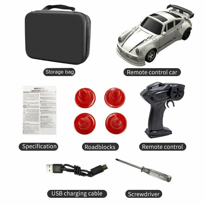 2025 KF20 1:64 Drift RC Car 4-Wheel Remote Control Racing Toy - BIG FRENCHIES