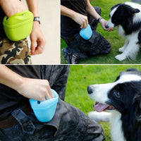 Silicone Dog Treat Bag – Waterproof Portable Training Pouch with Magnetic Clip - BIG FRENCHIES