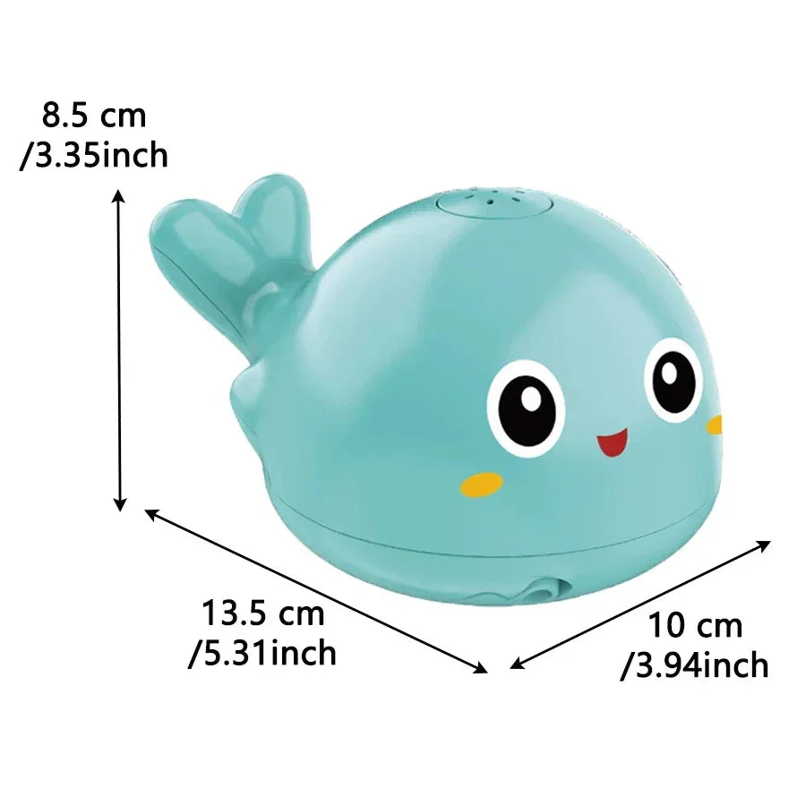 Electric Octopus Whale Baby Bath Toy with LED & Water Spray - BIG FRENCHIES